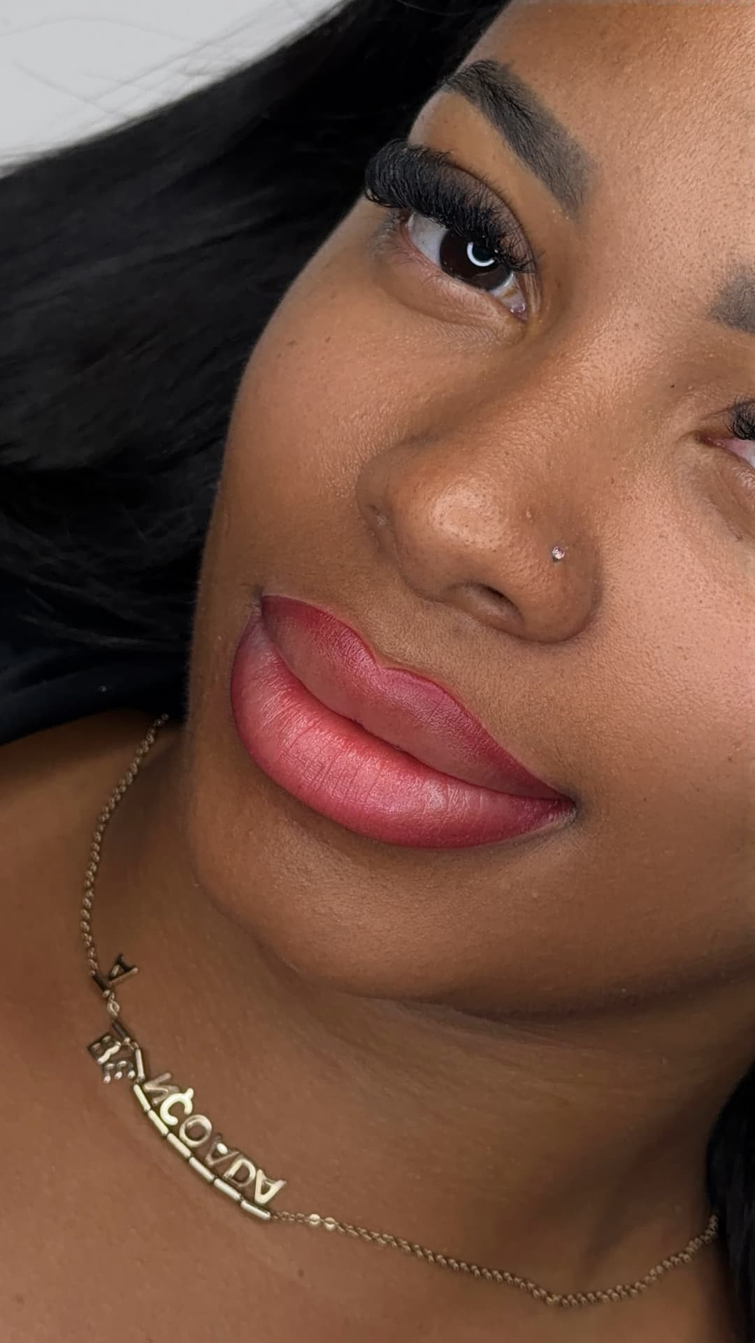 Resultado real de micropigmentação labial com o Método Velvety