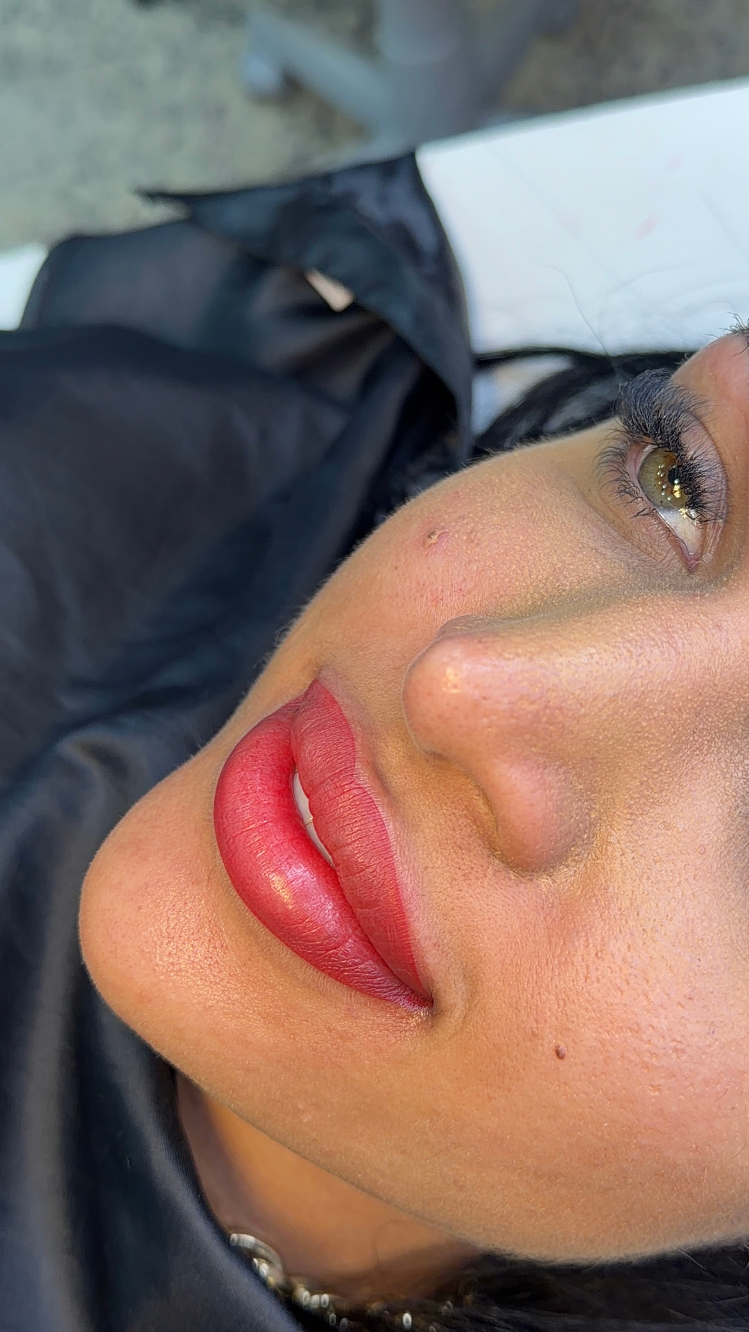 Resultado real de micropigmentação labial com o Método Velvety