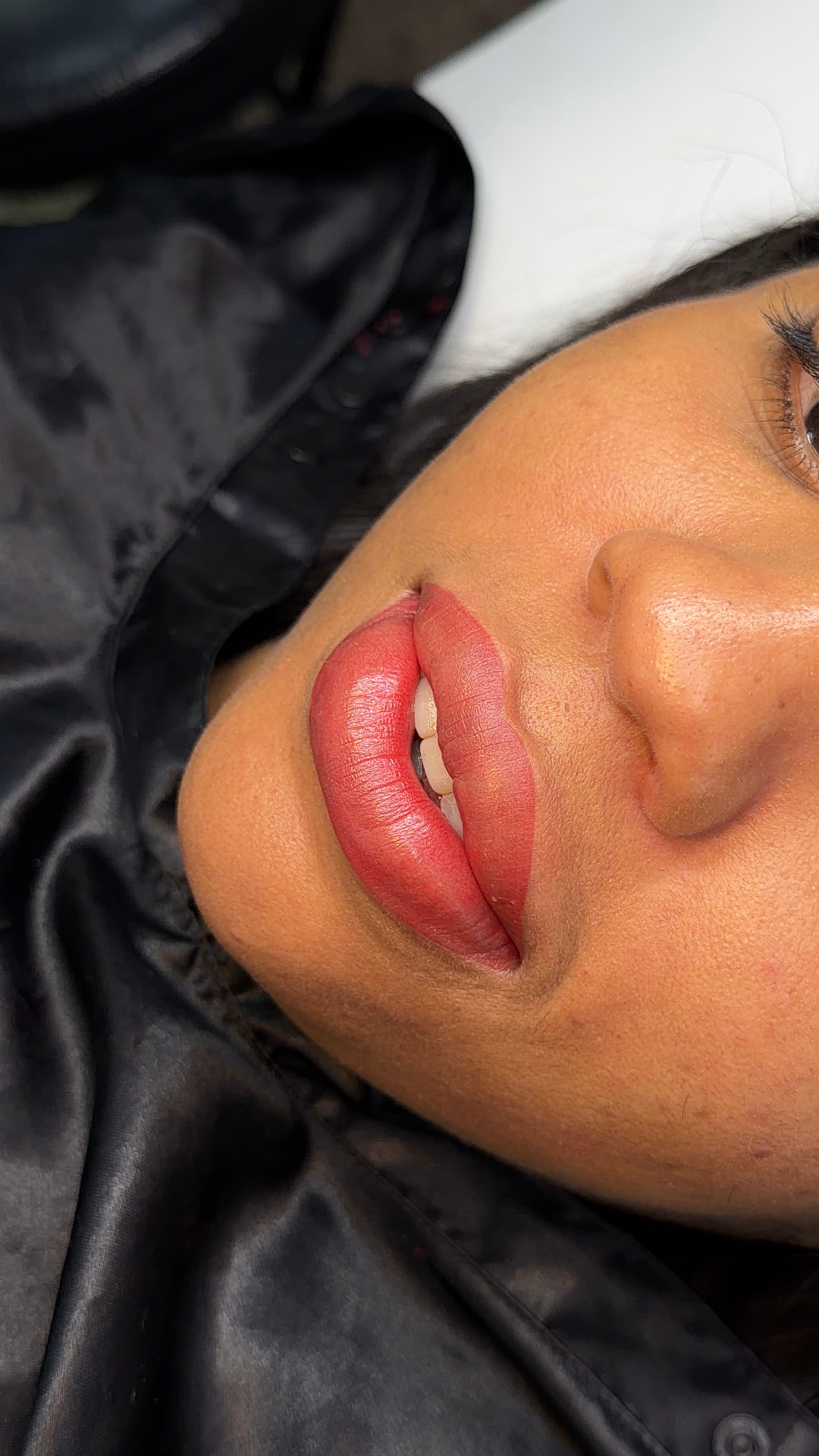 Resultado real de micropigmentação labial com o Método Velvety